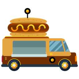 Hotdog truck  Icon