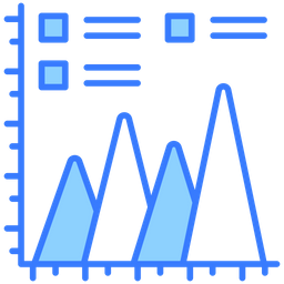 Area chart  Icon