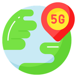 5G Location  Icon