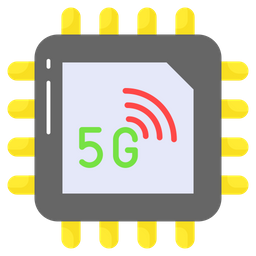 5G Chip  Icon