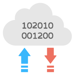 Cloud-Daten  Symbol