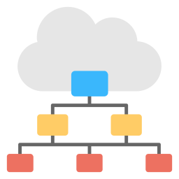 Cloud Network  Icon