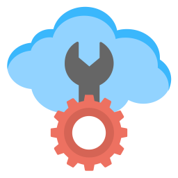 Cloud-Wartung  Symbol