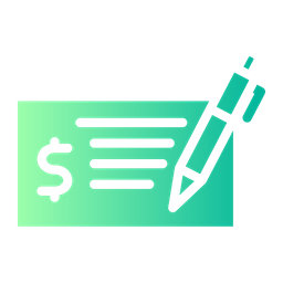 Cheque  Icon