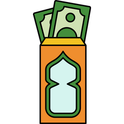 Ramadan money envelopes  Icon