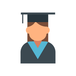 Female Graduation  Icon