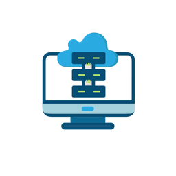 Almacenamiento de datos en la nube  Icono