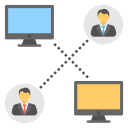 Client Server Model  Icon