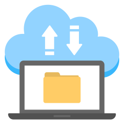 Cloud Backup Data  Icon