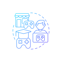 Gamificação em vários setores  Ícone