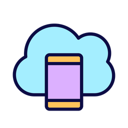 Informatique en nuage mobile  Icône