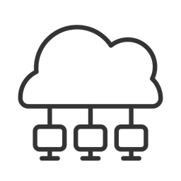 Cloud-Netzwerk  Symbol