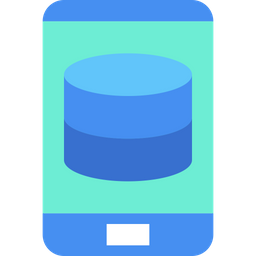 Database smartphone  Icon