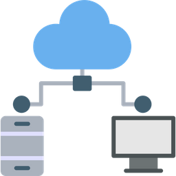 클라우드 컴퓨팅  아이콘