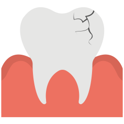 Dent fêlée  Icône