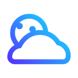 Cloudy night  Icon