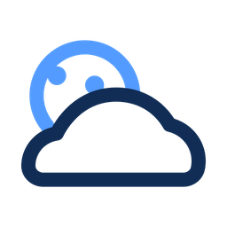 Cloudy night  Icon