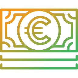 Euro bill  Icon