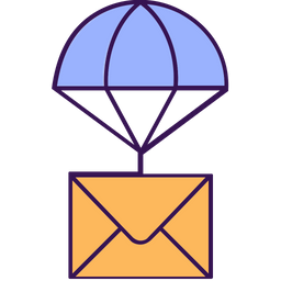 Air balloon mail  Icon