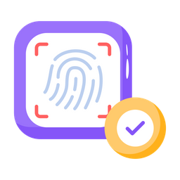 Biometric Scan  Icon