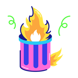 Dumpster Fire  Icon