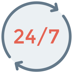 24 hour Service  Icon