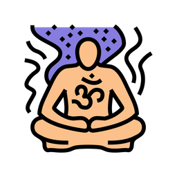 Transcendental Meditation Yoga Icon
