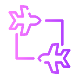 Transferência de voo  Ícone