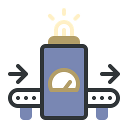 Automação de transportadores de linha de montagem  Ícone