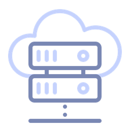 Cloud Server Database  Icon