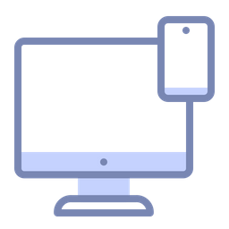 Computador móvel responsivo  Ícone