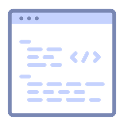 Desenvolvimento personalizado de codificação de código  Ícone