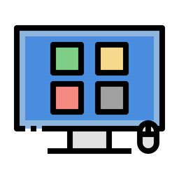 Computer Graphic  Icon