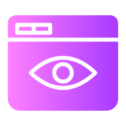 Vision Seo And Web Optical Icon
