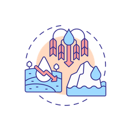 Water Climate Change Drinking Icon