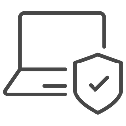 Laptop security  Icon