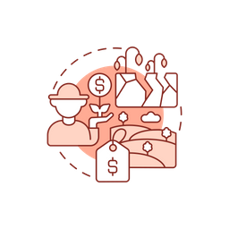 Dumping of agricultural surpluses  Icon