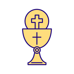 Christian Church Communion Icon