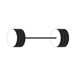 Barra para levantamento de peso  Ícone
