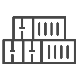 컨테이너 창고  아이콘