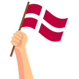 Denmark hand holding  Icon