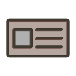 Business card  Icon