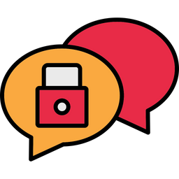 Chat Security  Icon