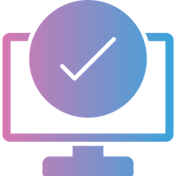 Verificación de computadora  Icono