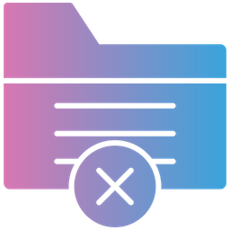 Delete File  Icon