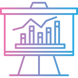 Gráfico de negócios  Ícone