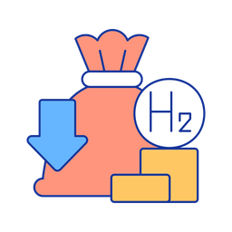 Hydrogen energy benefit  Icon