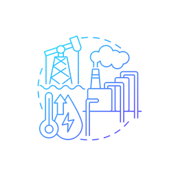 Co-produced geothermal energy  Icon