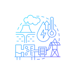 Flash-steam power plant  Icon