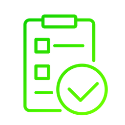 Checklist with checkmarks  Icon